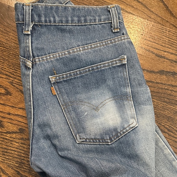 VINTAGE LEVI’S Orange Tab 1980’s Bootcut Jeans Size W31 L33 - Picture 2 of 12